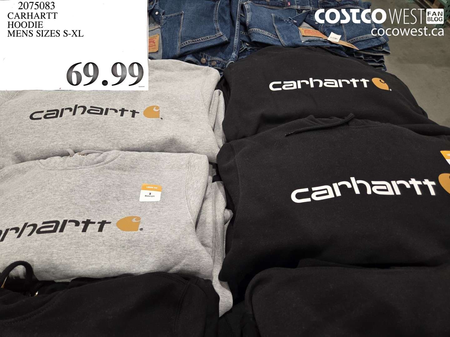 CARHARTT HOODIE MENS SIZES S-XL