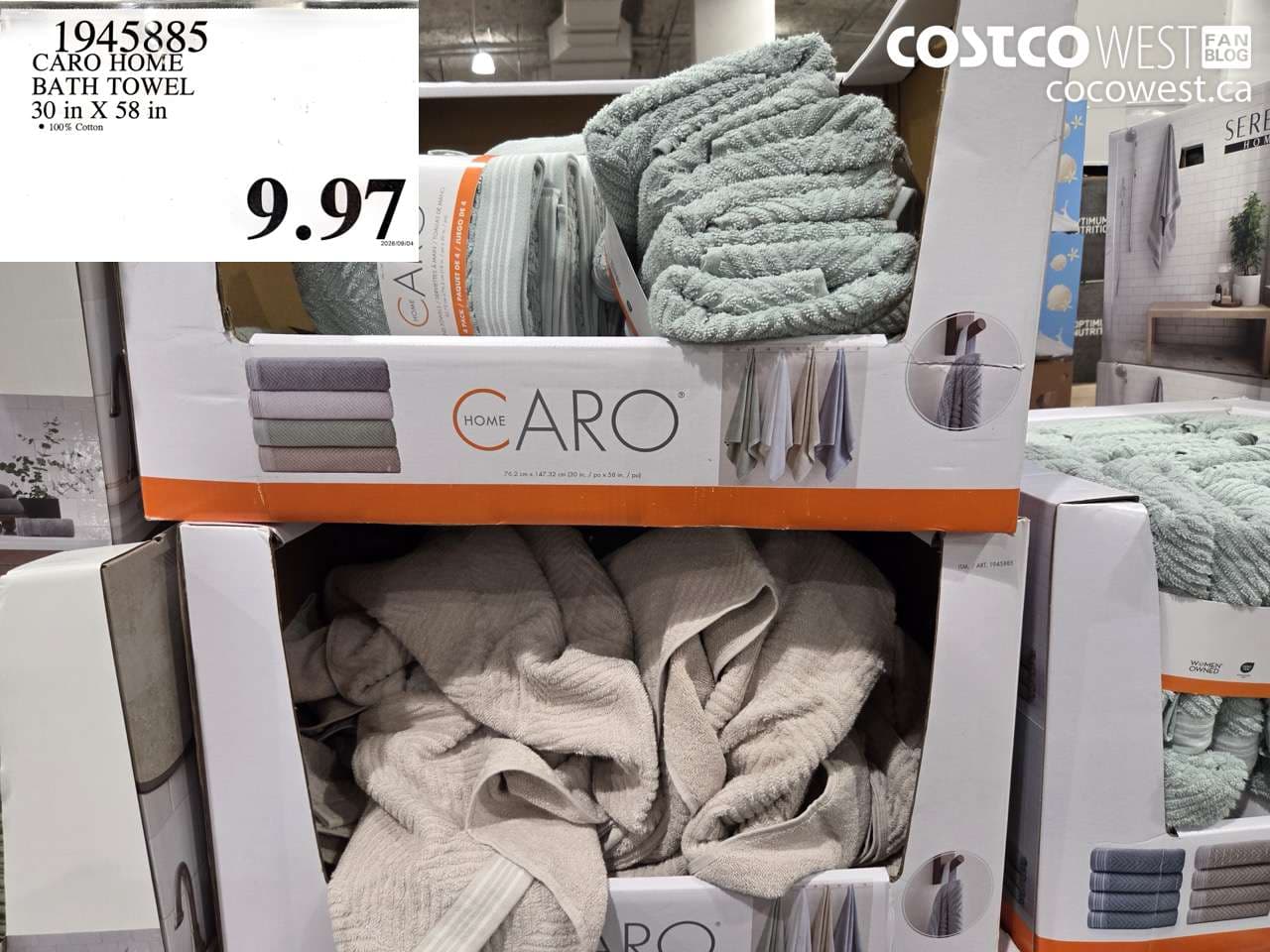caro home bath towel 30 in x 58 in
