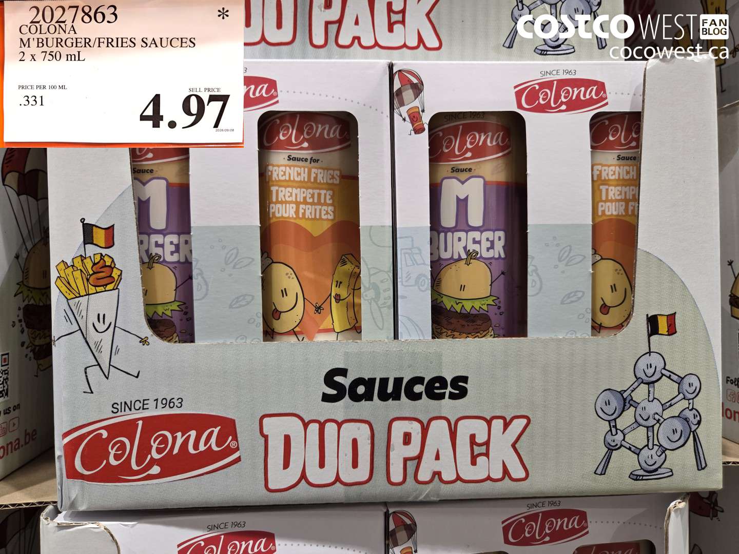 colona mburgerfries sauces 2 x 750 ml