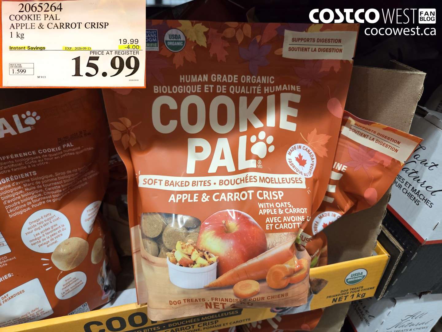 cookie pal apple  carrot crisp 1 kg