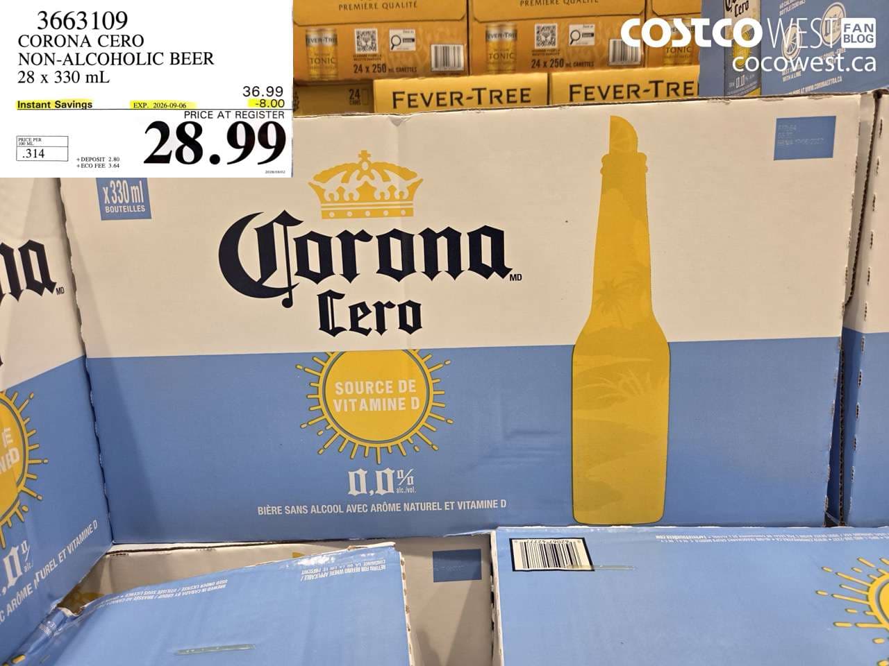 corona cero nonalcoholic beer 28 x 330 ml