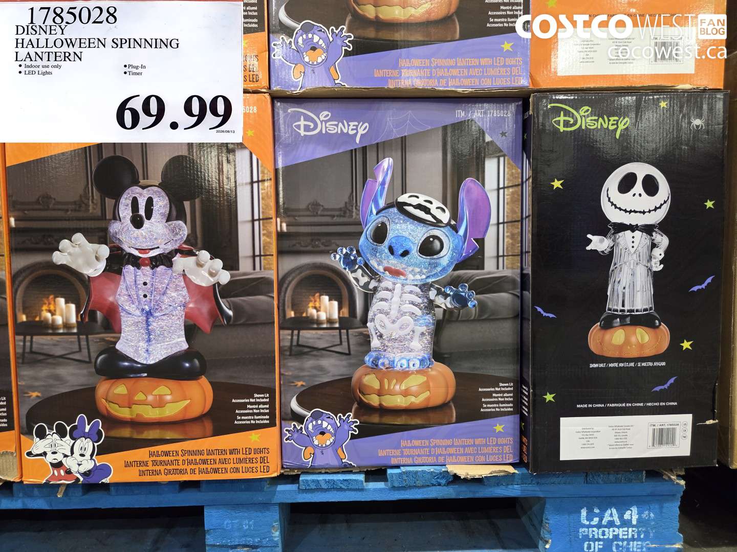 DISNEY HALLOWEEN SPINNING LANTERN