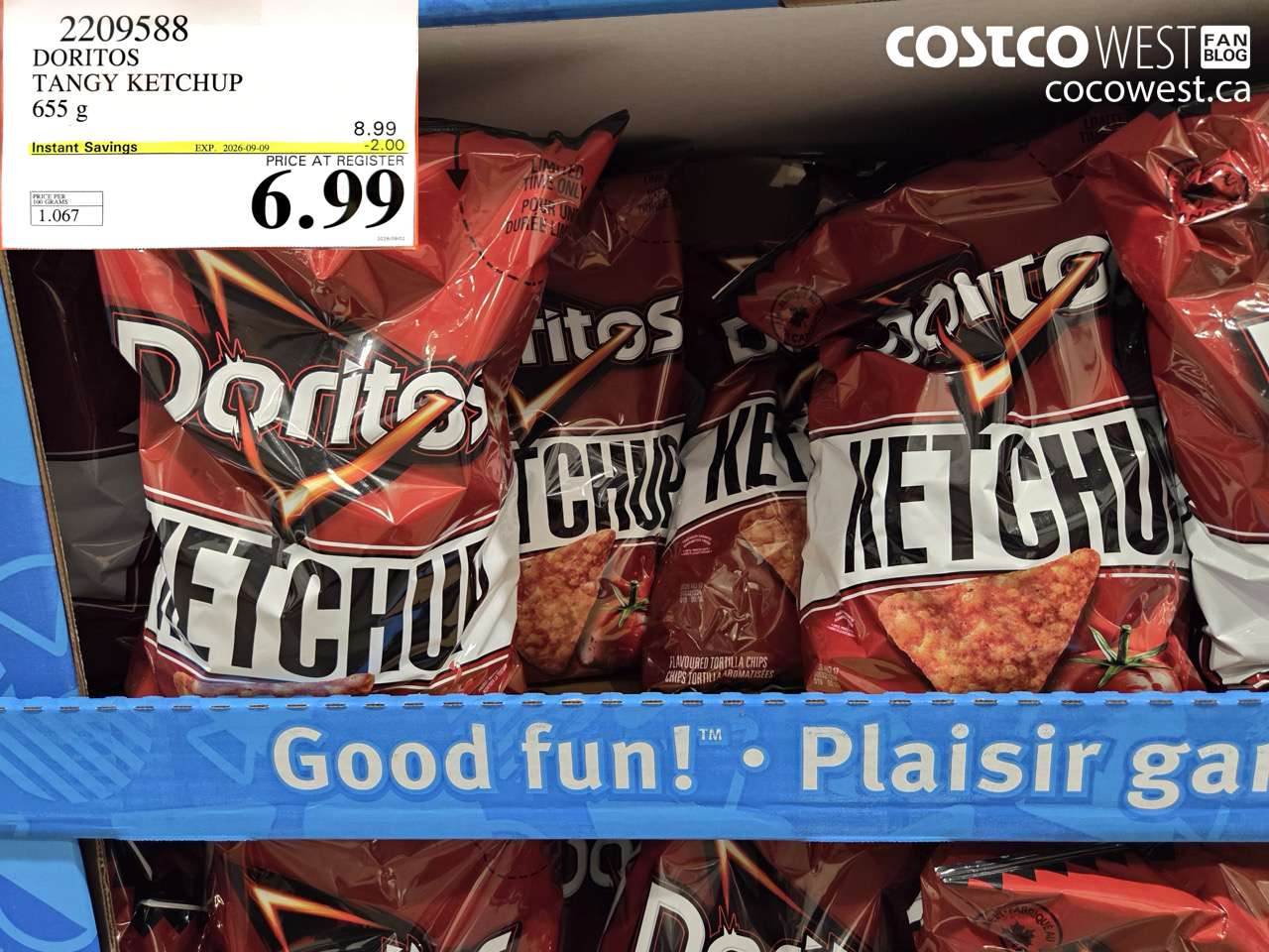 doritos tangy ketchup 655 g