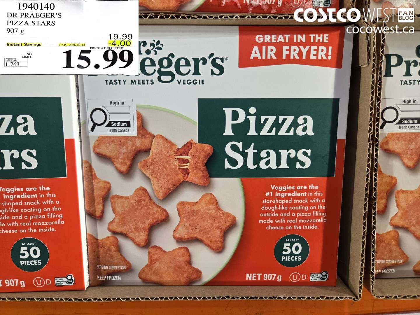 dr praegers pizza stars 907 g