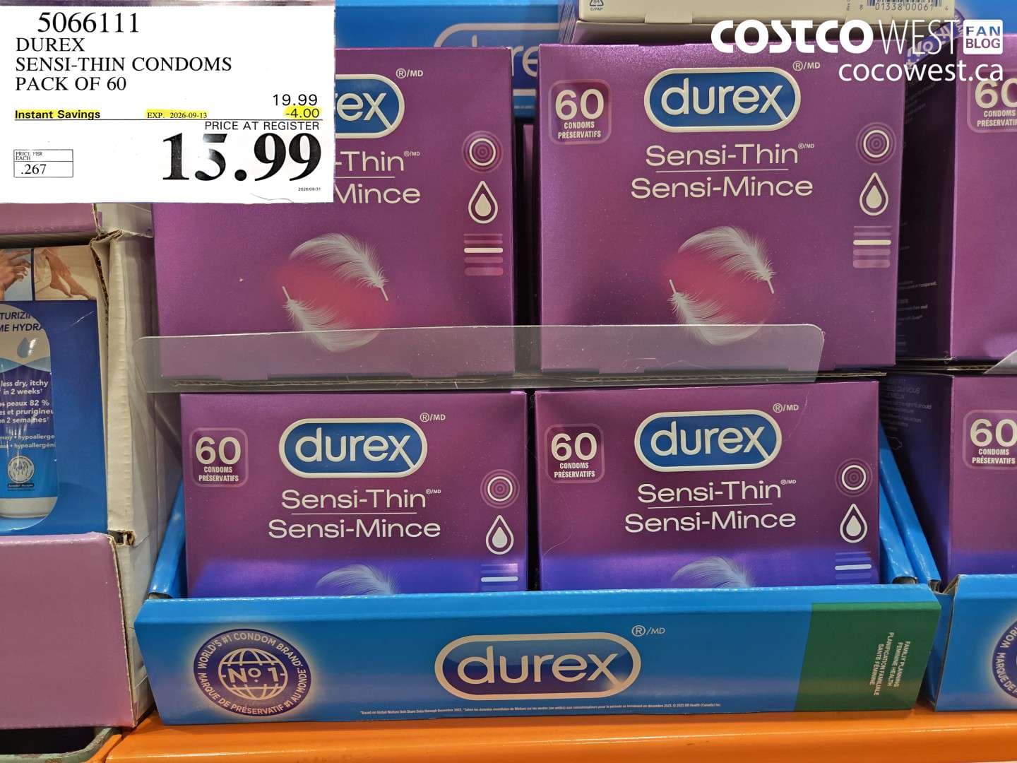 durex sensithin condoms pack of 60