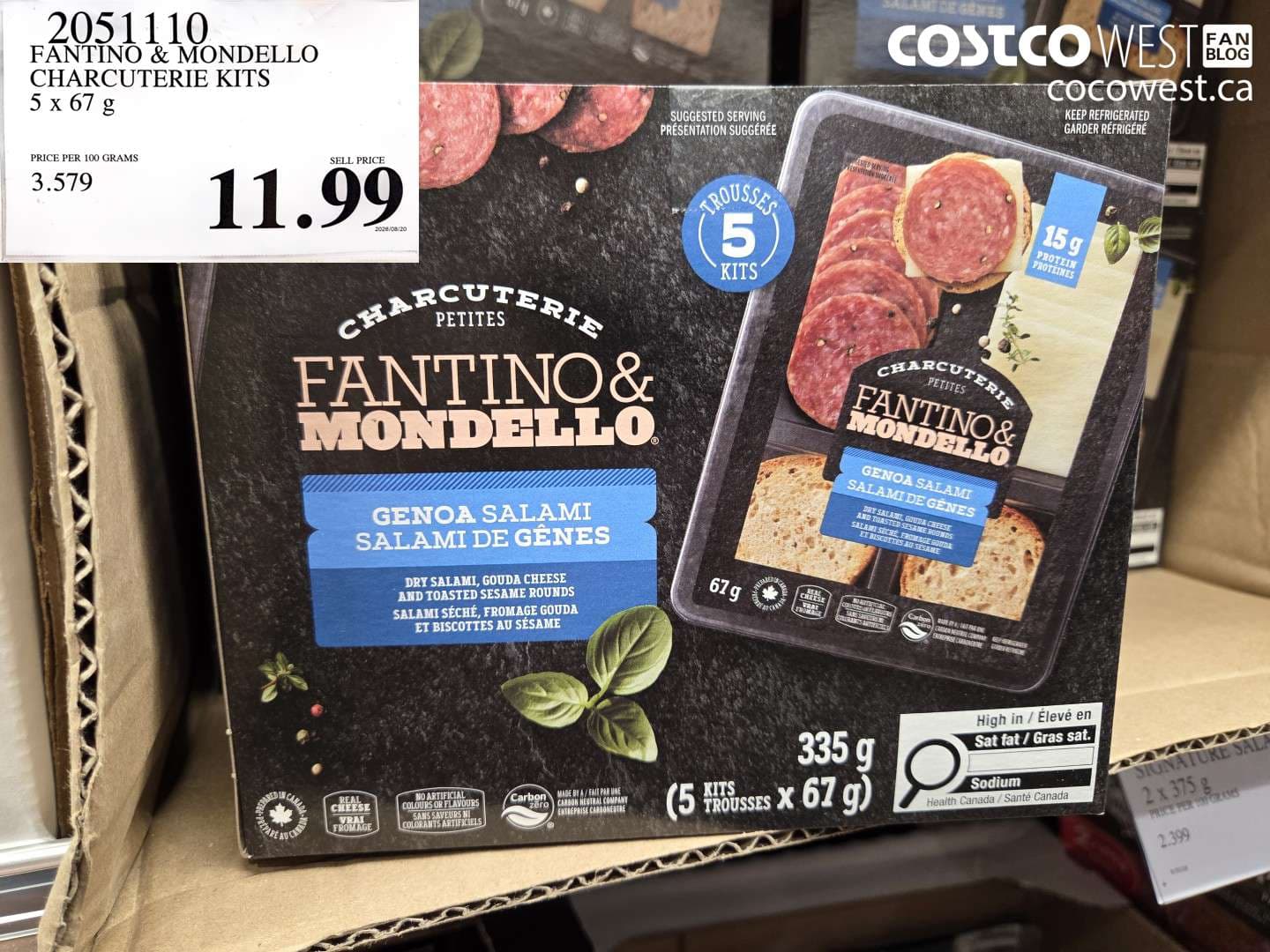 fantino  mondello charcuterie kits 5 x 67 g