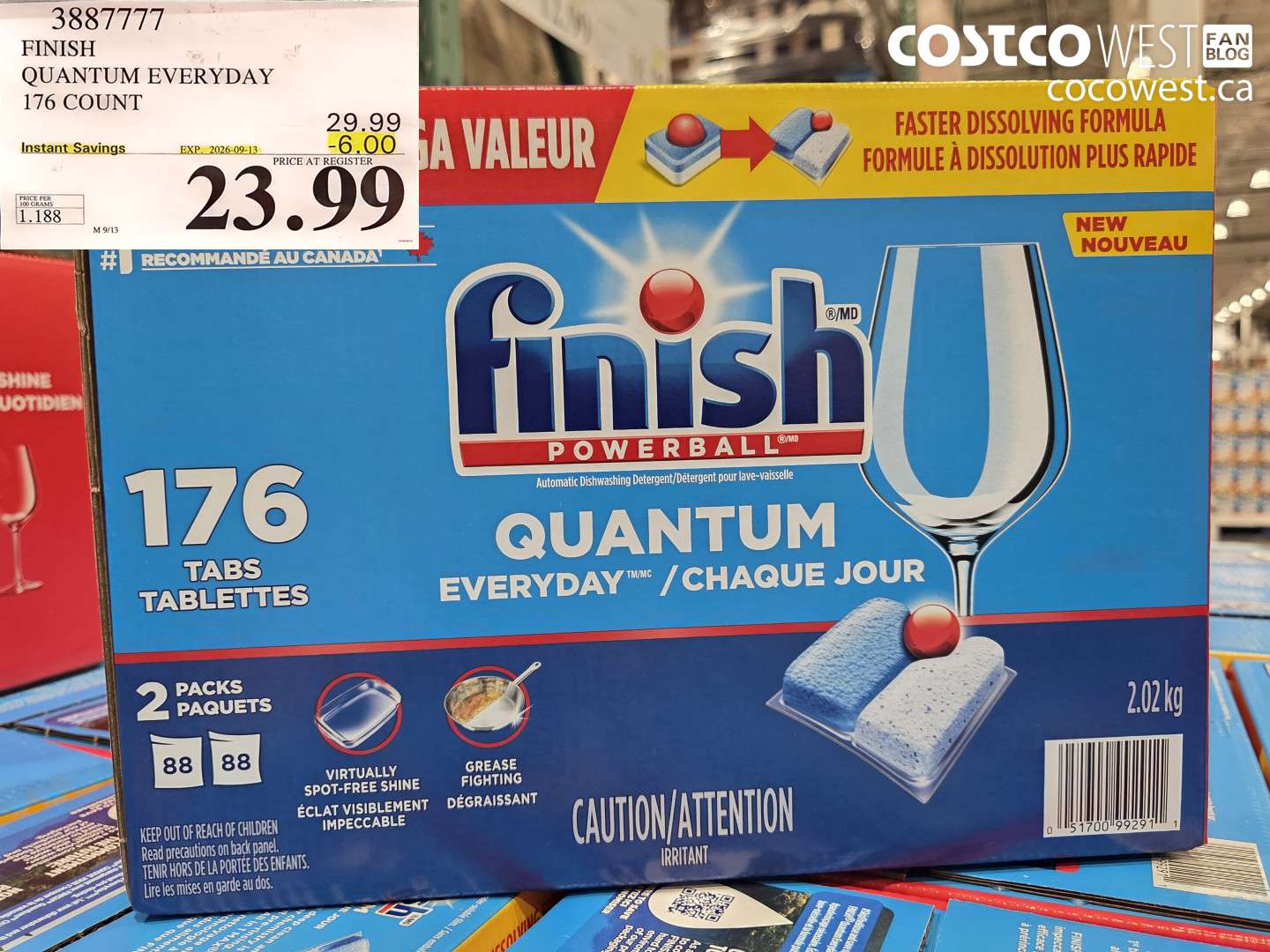 finish quantum everyday 176 count