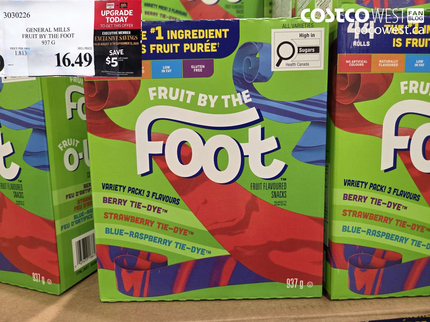 general mills fruit by the foot 937 g