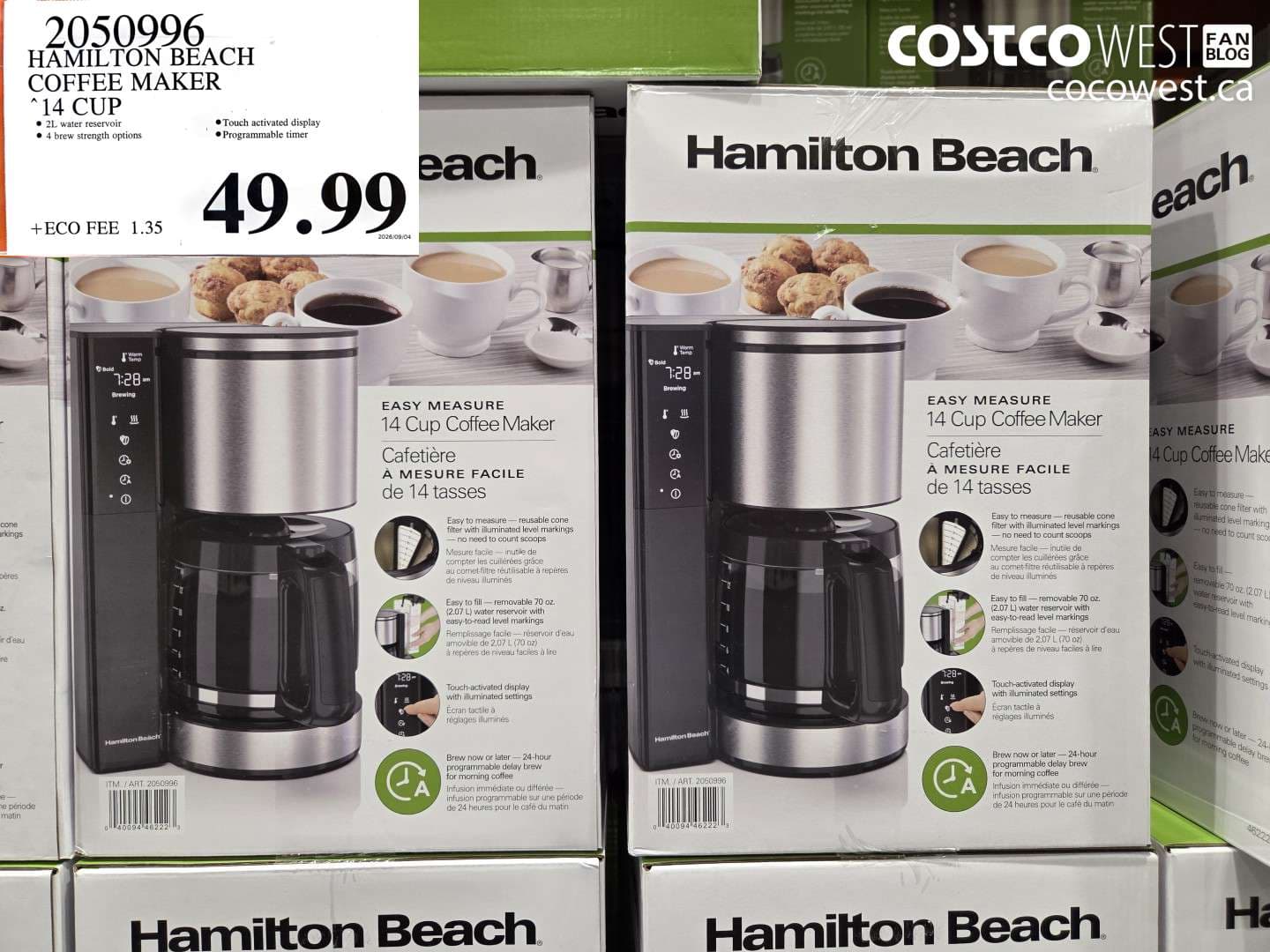 HAMILTON BEACH COFFEE MAKER 14 CUP
