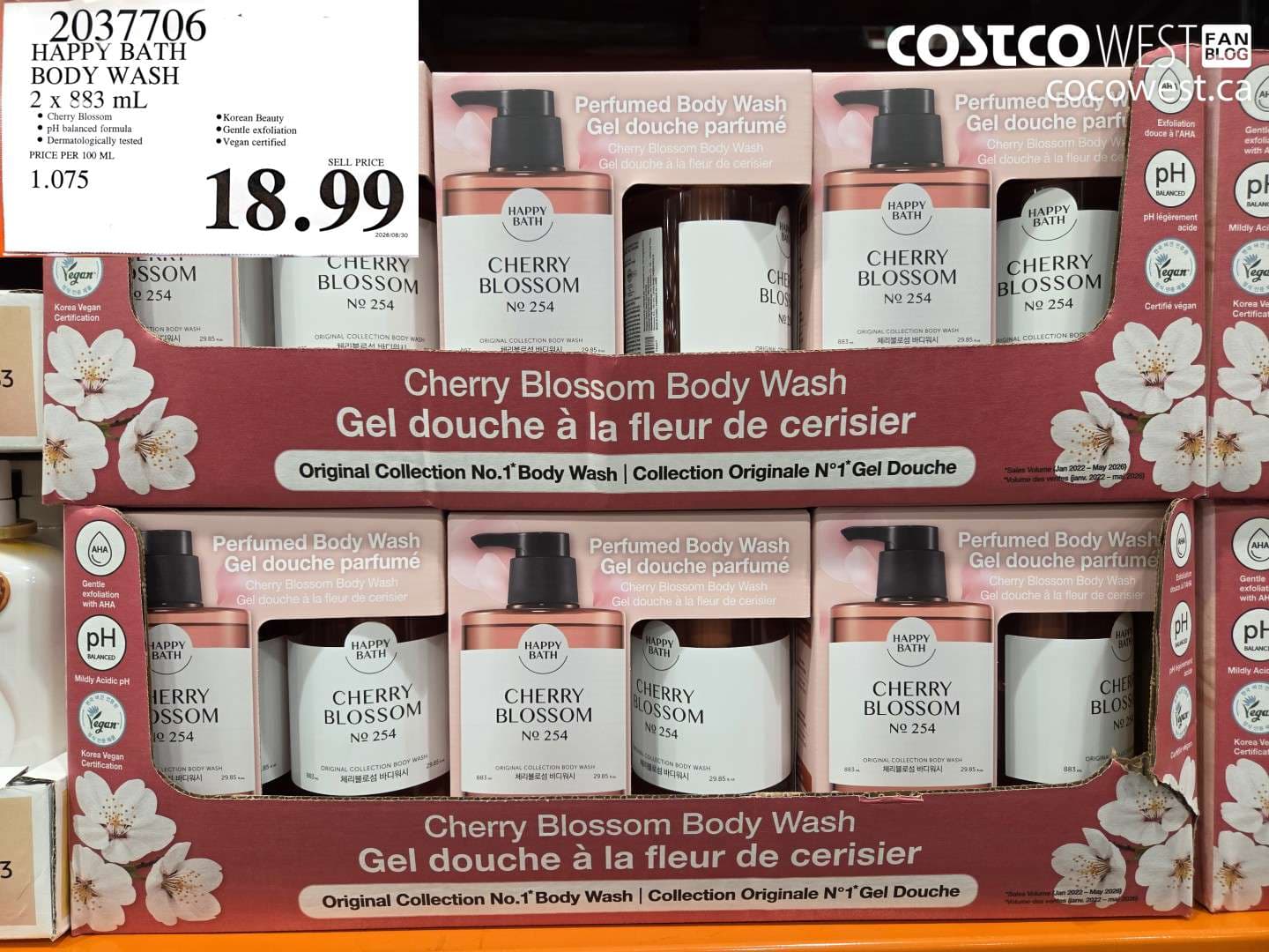 HAPPY BATH BODY WASH 2 X 883 ML