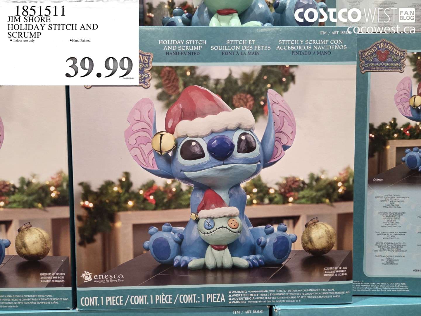 JIM SHORE HOLIDAY STITCH AND SCRUMP