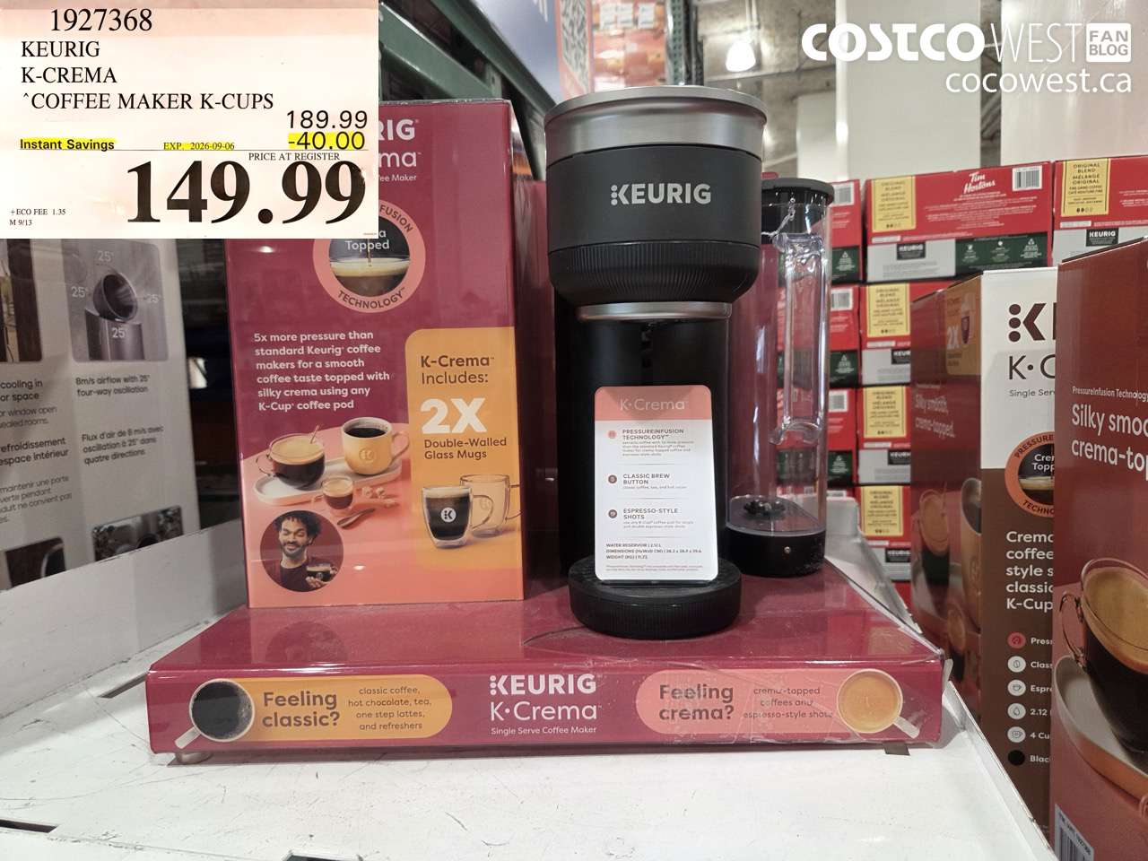 keurig kcrema coffee maker kcups