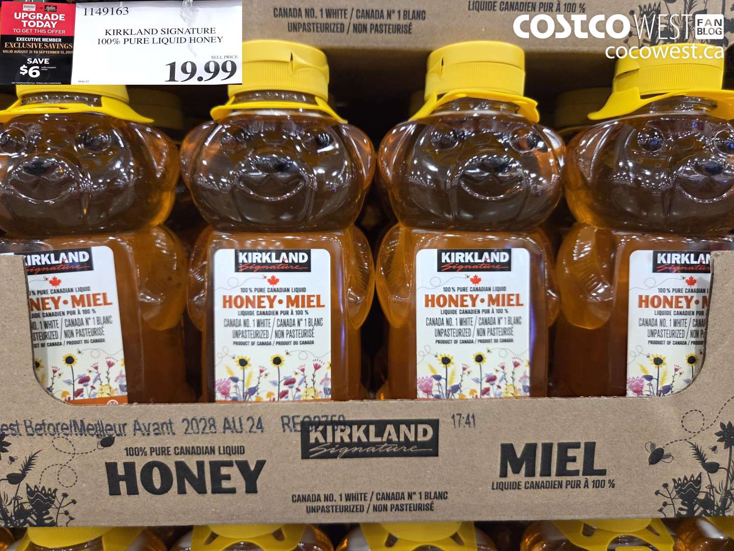 KIRKLAND SIGNATURE 100% PURE LIQUID HONEY