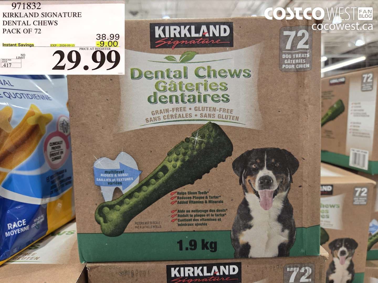 kirkland signature dental chews pack of 72