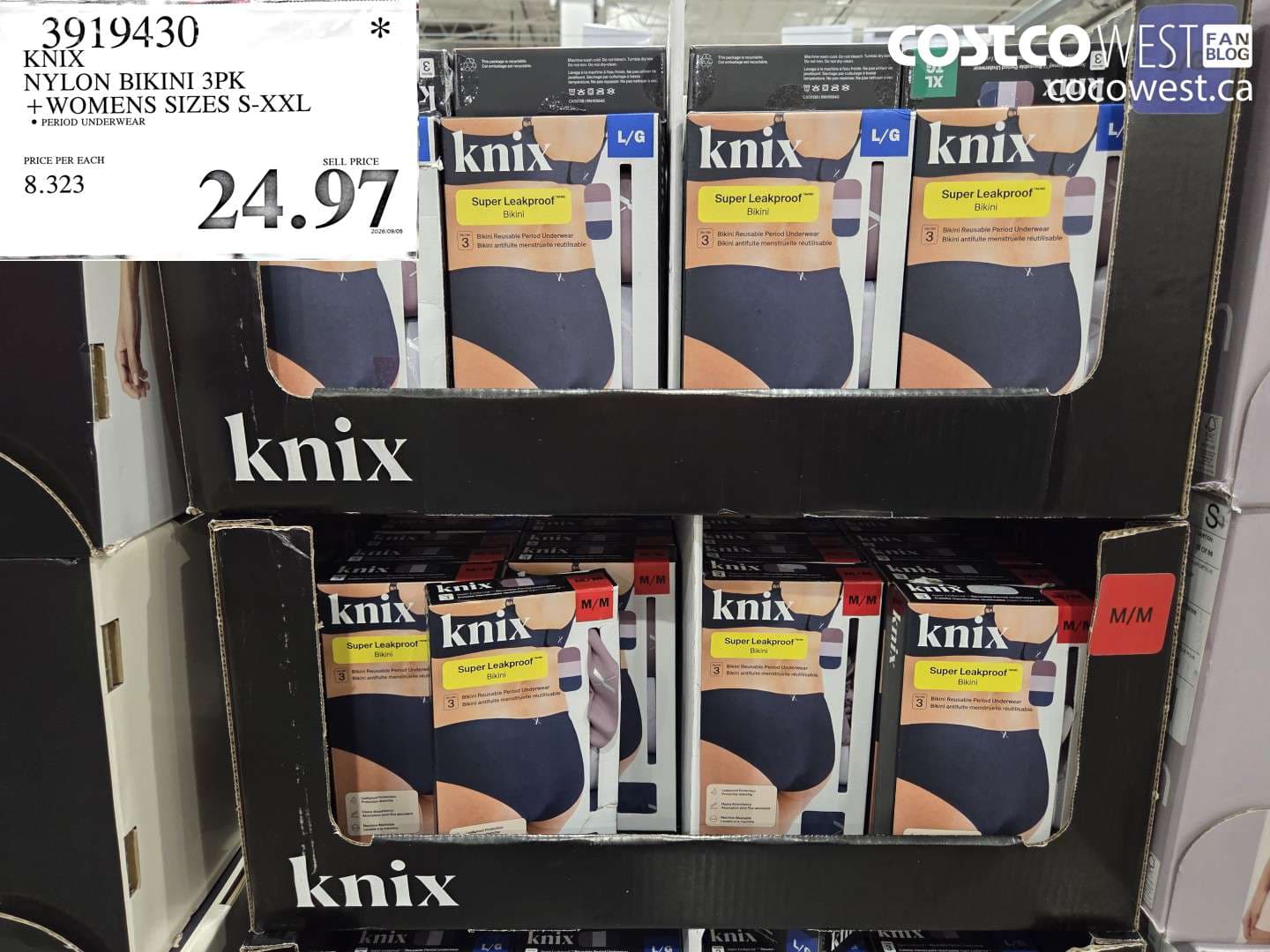 knix nylon bikini 3pk womens sizes sxxl
