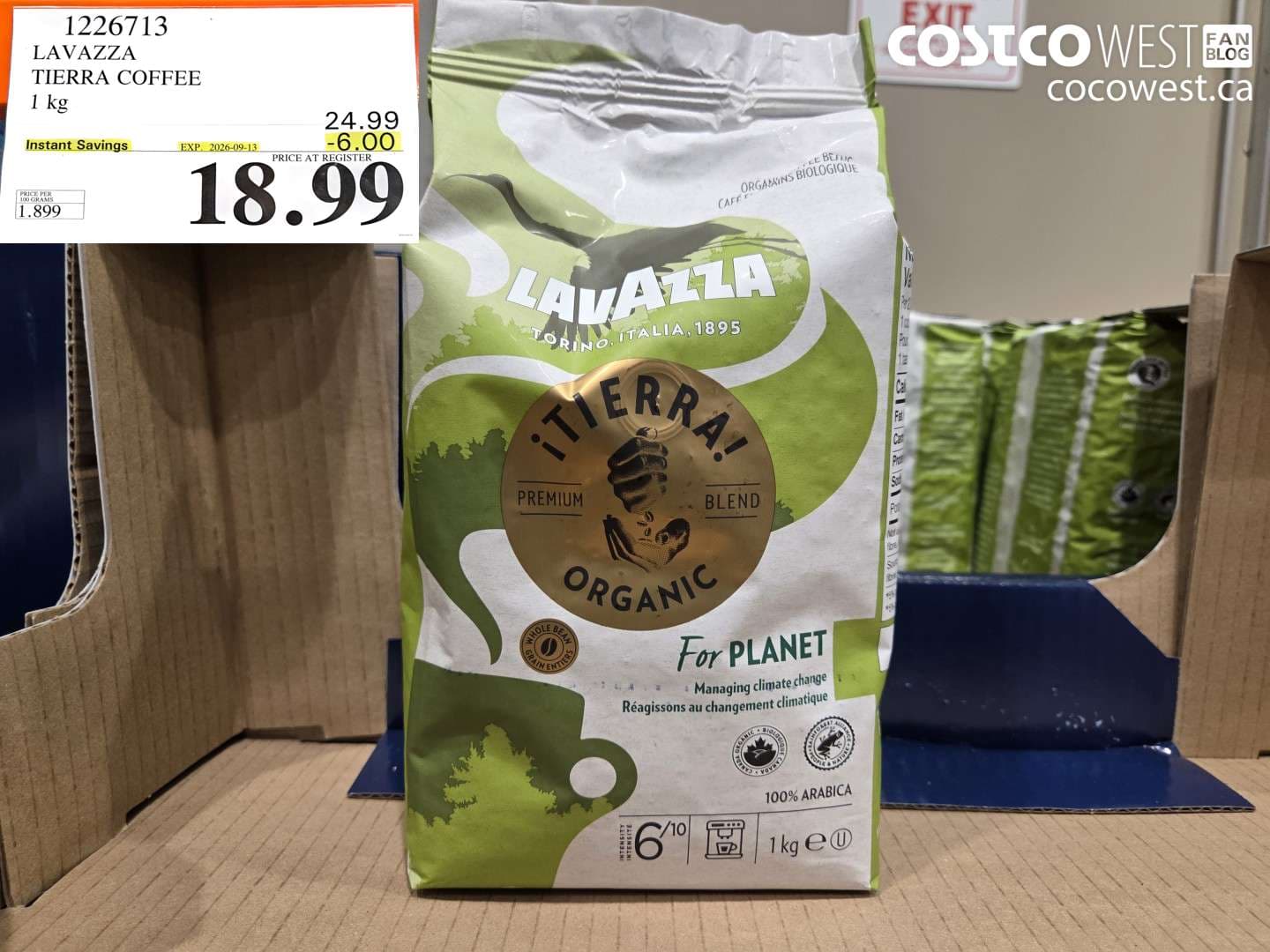 lavazza tierra coffee 1 kg