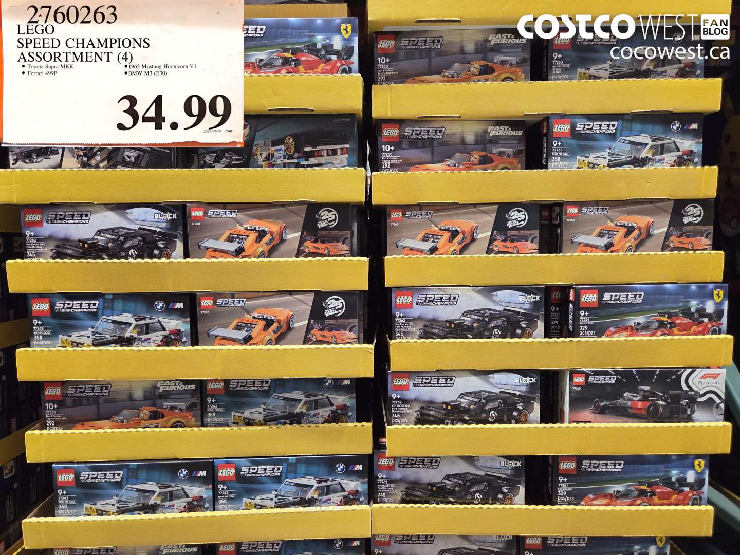 LEGO SPEED CHAMPIONS ASSORTMENT (4)
