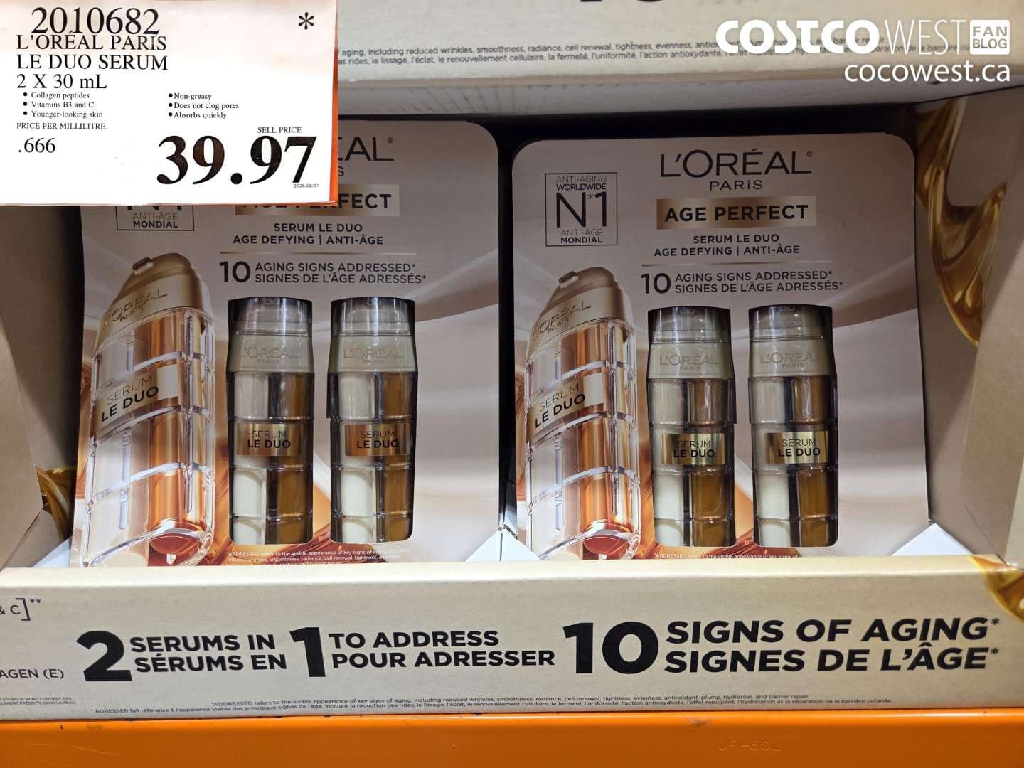 loral paris le duo serum 2 x 30 ml