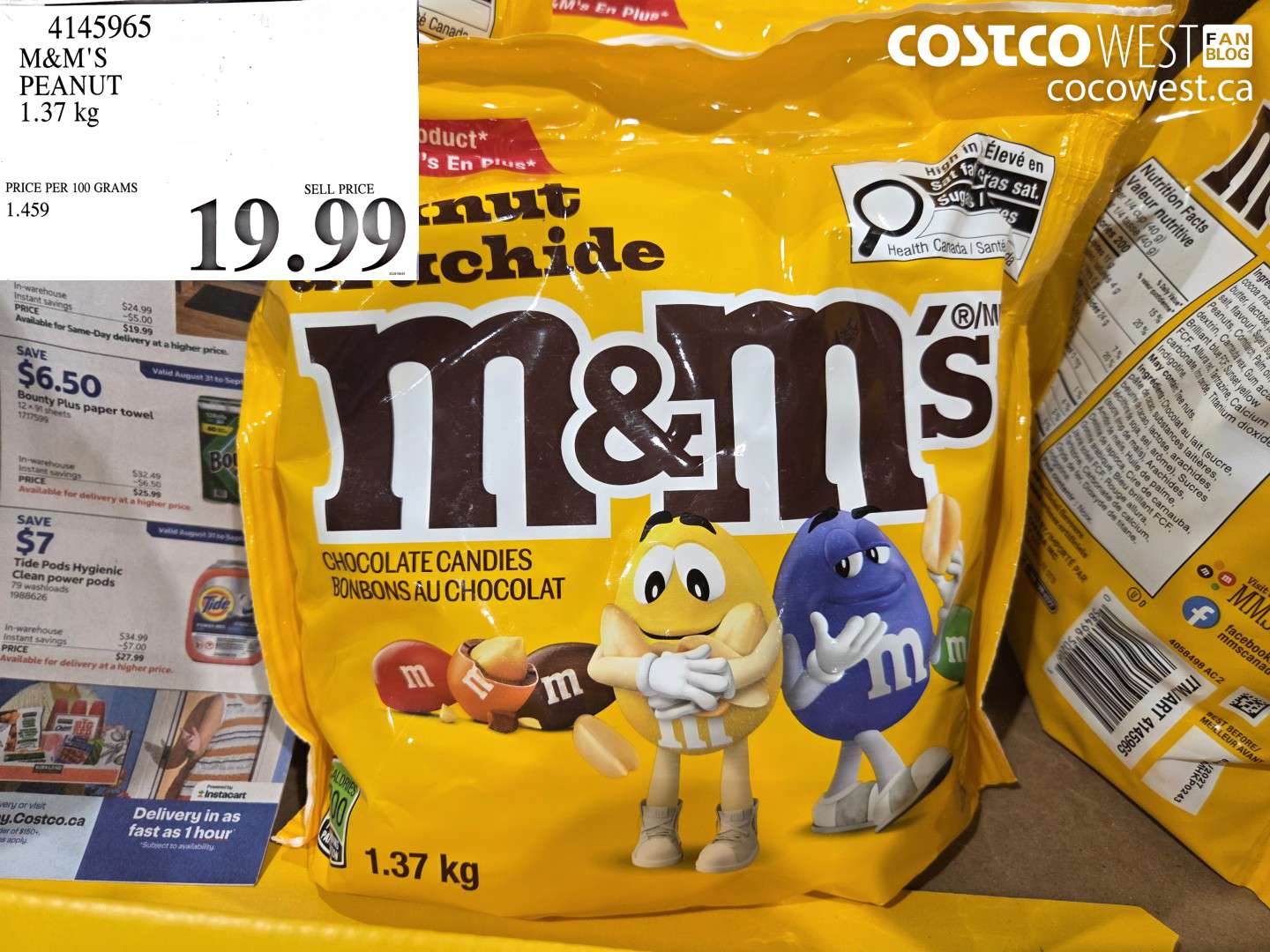 M&M’S PEANUT 1.37 KG
