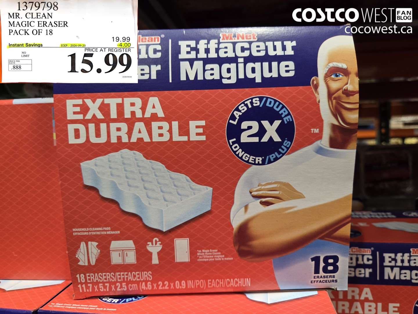 mr clean magic eraser pack of 18
