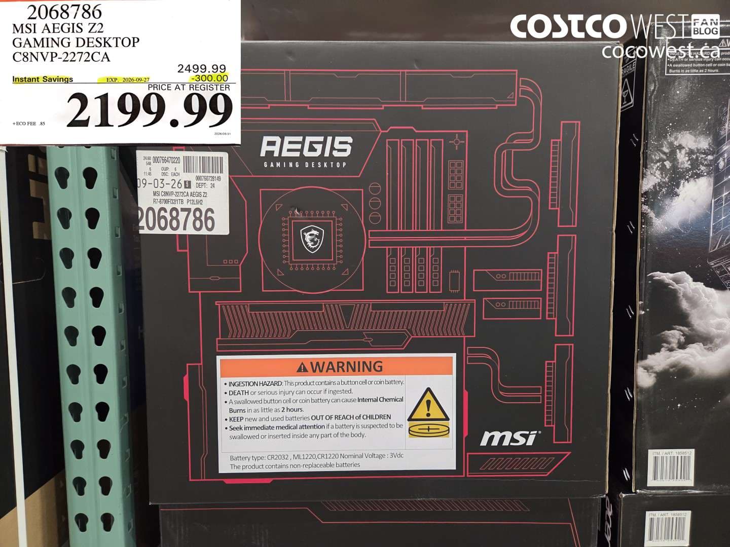 msi aegis z2 gaming desktop c8nvp2272ca