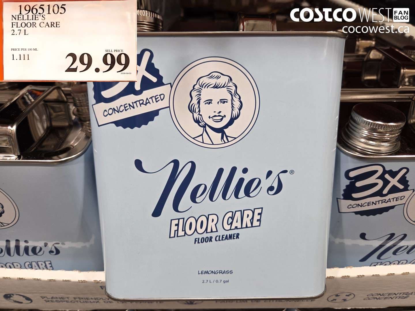 NELLIE’S FLOOR CARE 2.7 L