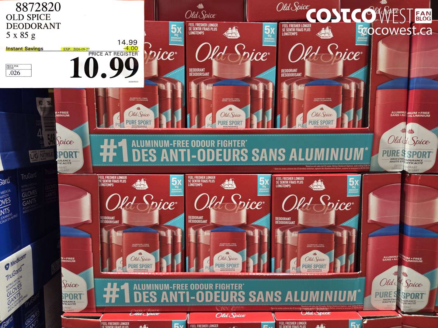 old spice deodorant 5 x 85 g