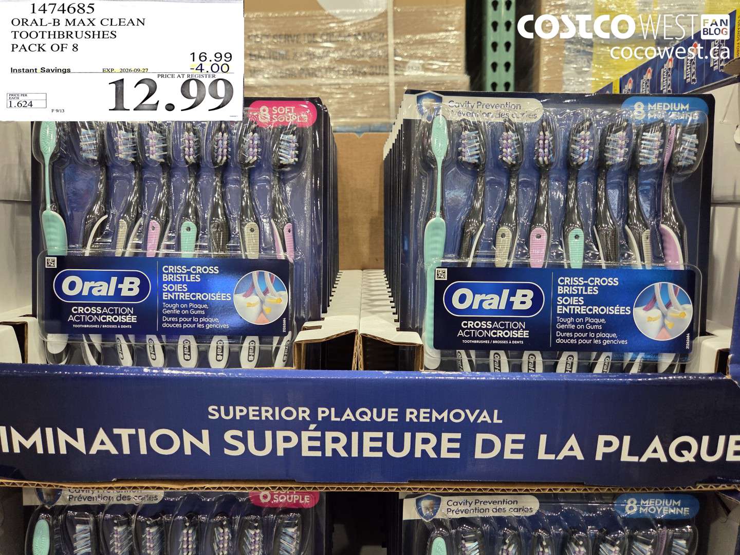oralb max clean toothbrushes pack of 8