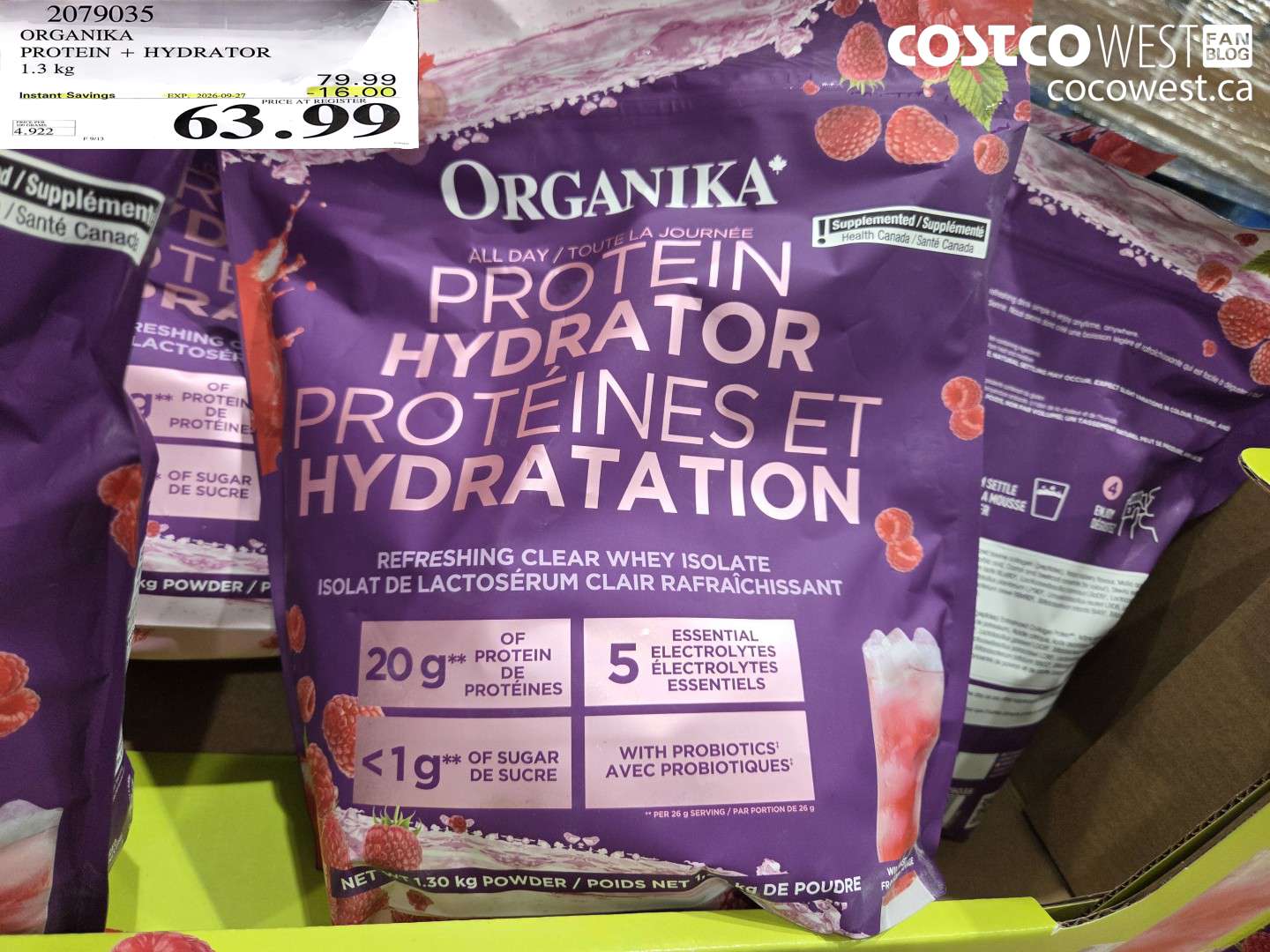 organika protein  hydrator 13 kg