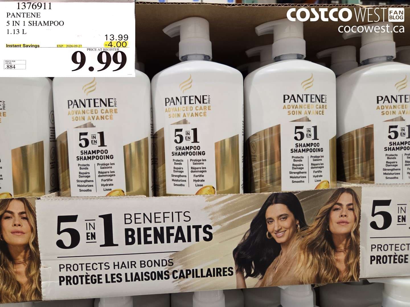 pantene 5 in 1 shampoo 113 l