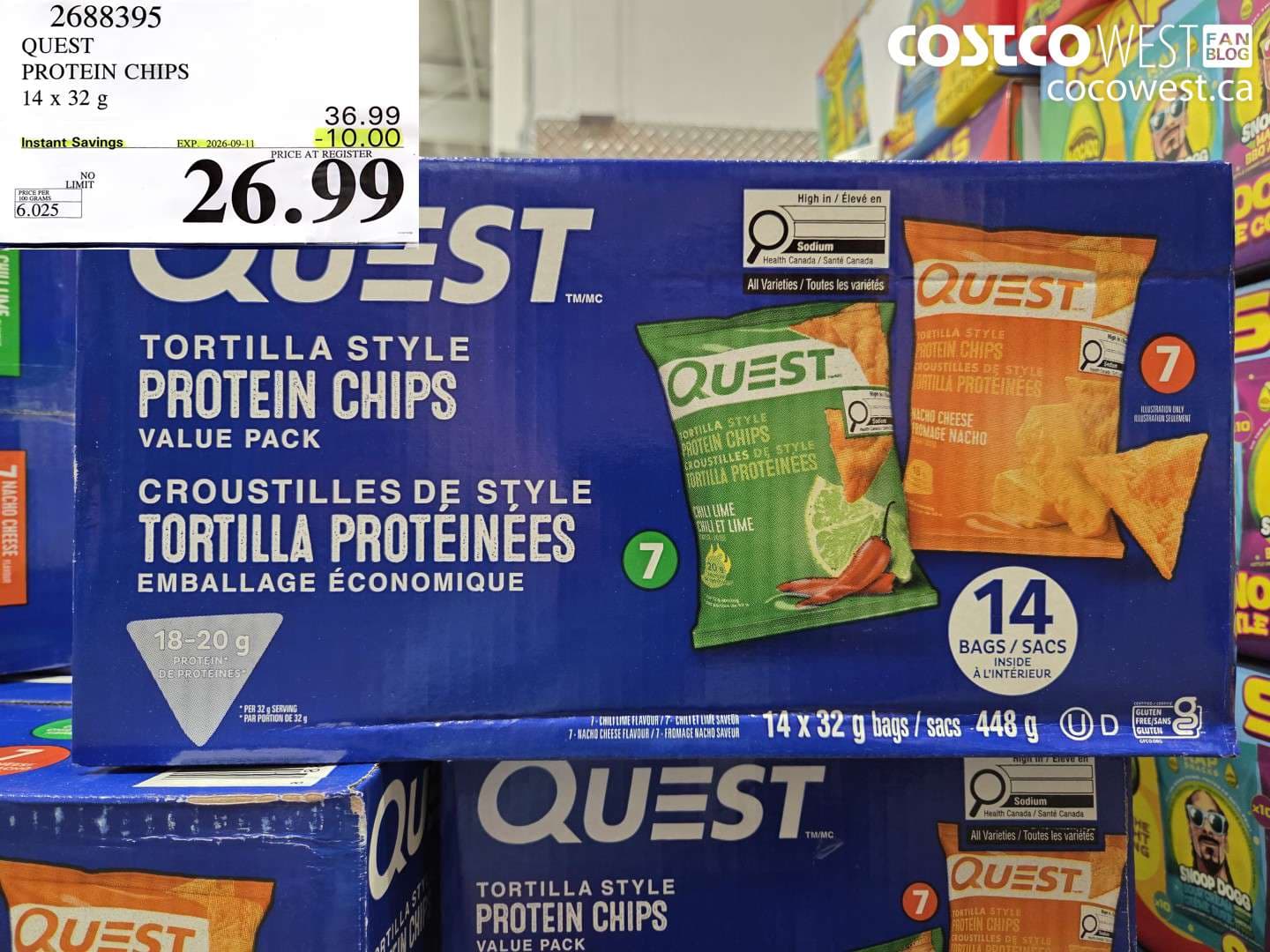 quest protein chips 14 x 32 g