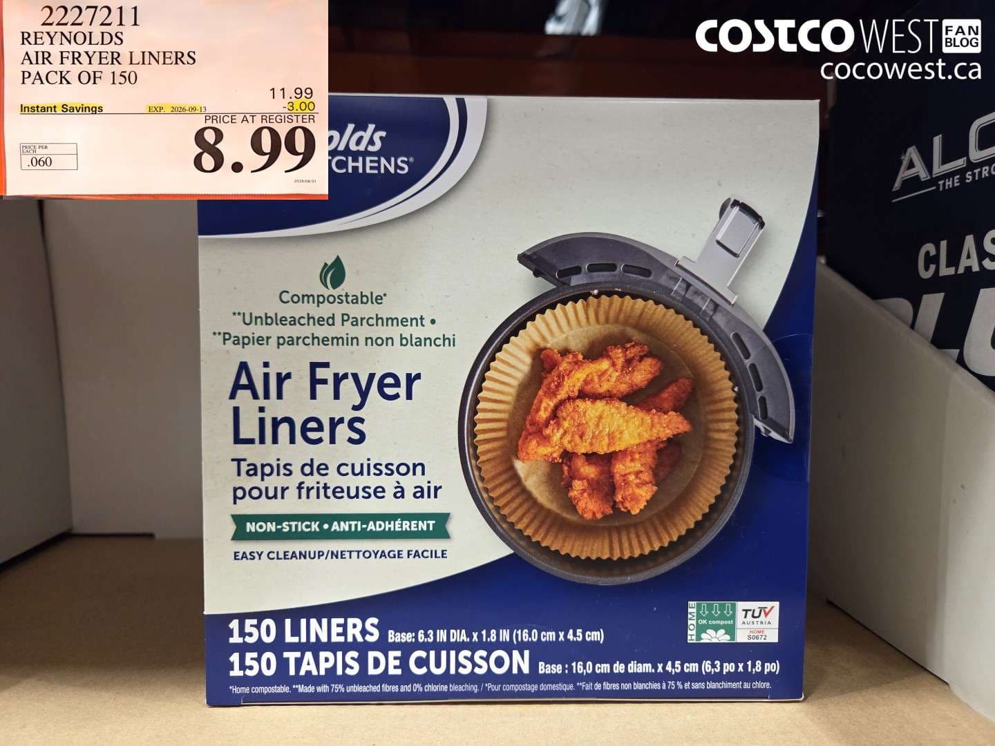 reynolds air fryer liners pack of 150