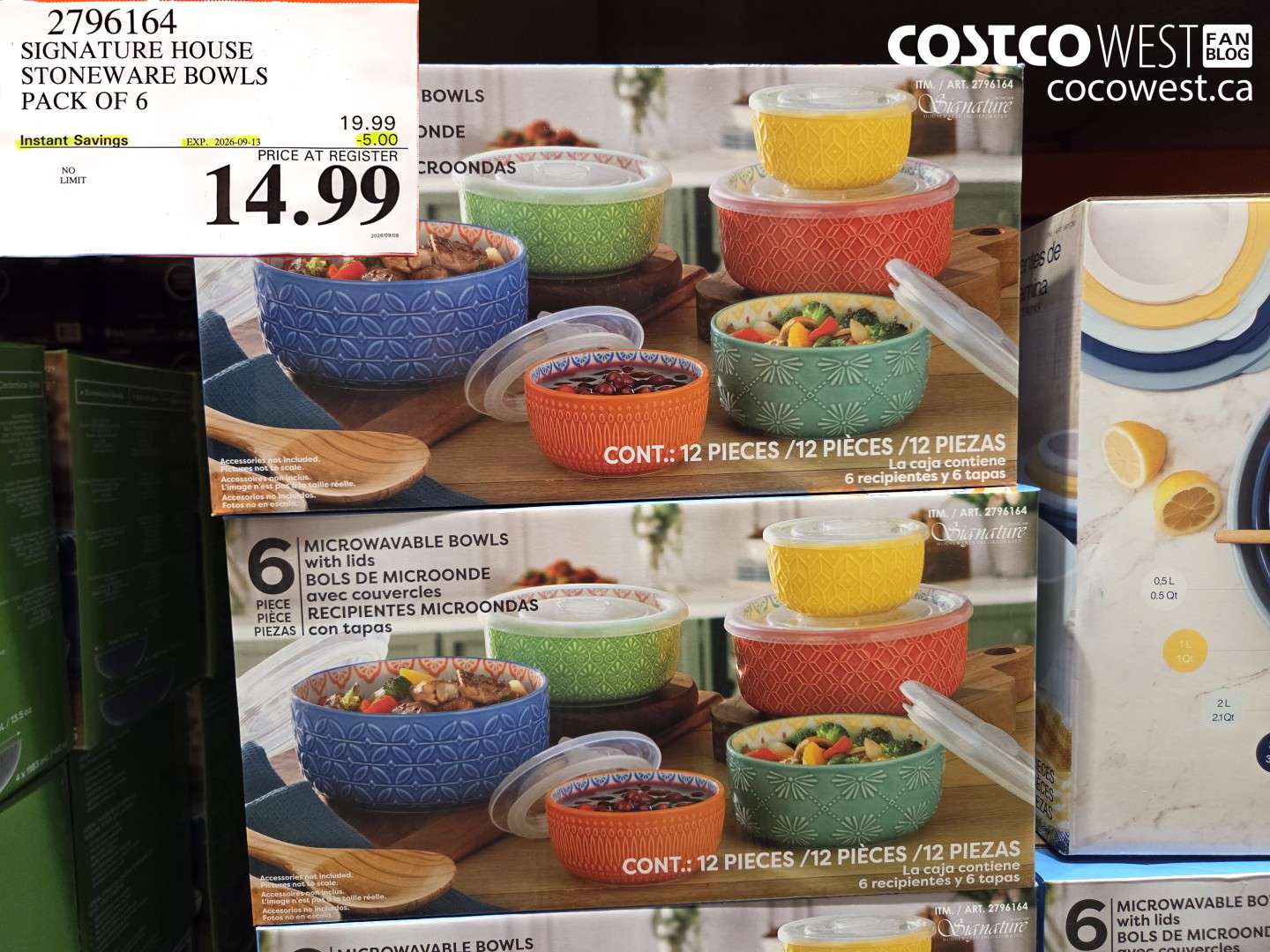 signature house stoneware bowls pack of 6