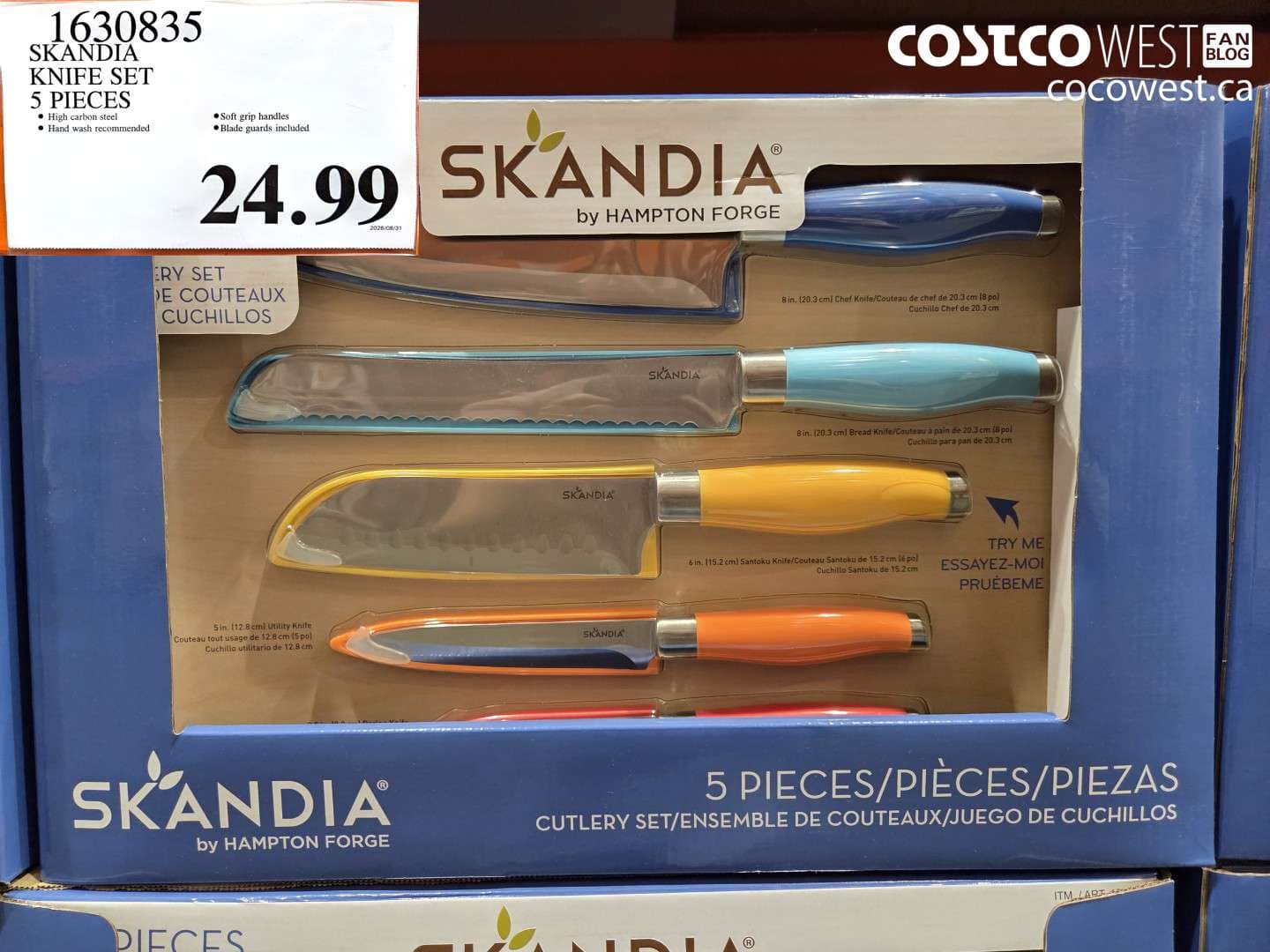 SKANDIA KNIFE SET 5 PIECES