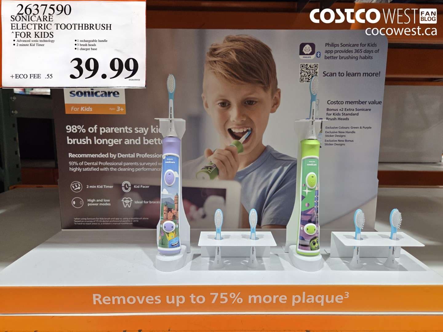 SONICARE ELECTRIC TOOTHBRUSH FOR KIDS