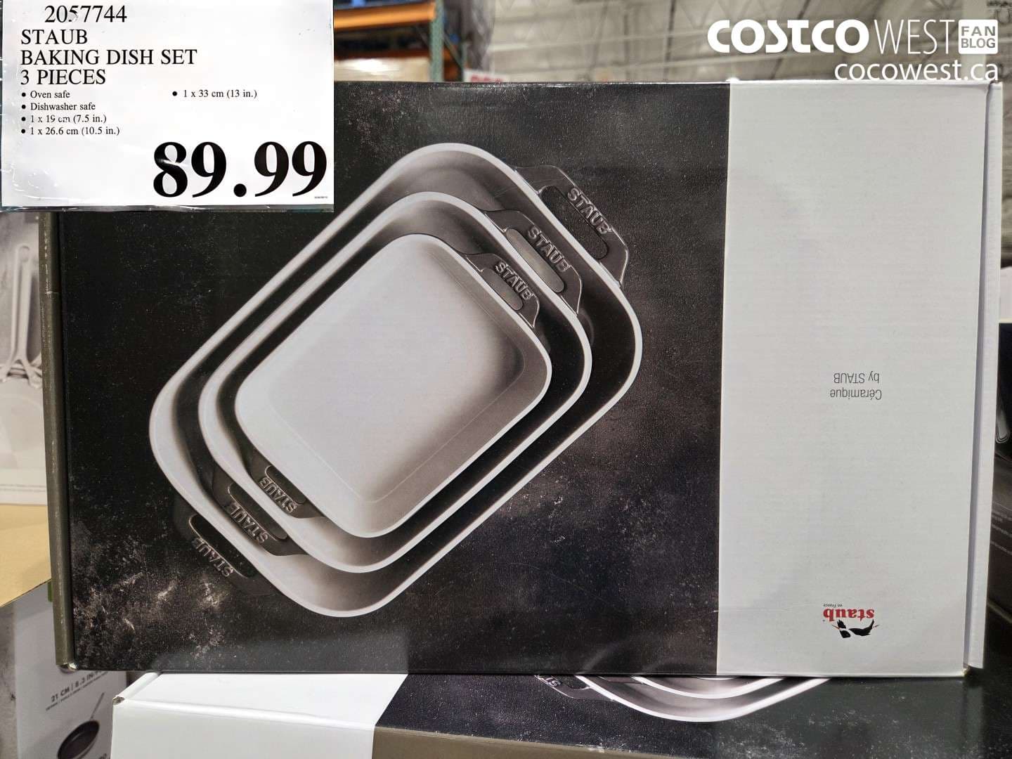 STAUB BAKING DISH SET 3 PIECES