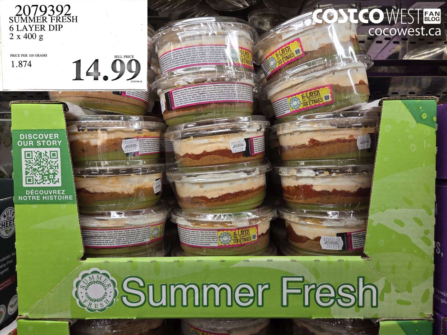 SUMMER FRESH 6 LAYER DIP 2 X 400 G