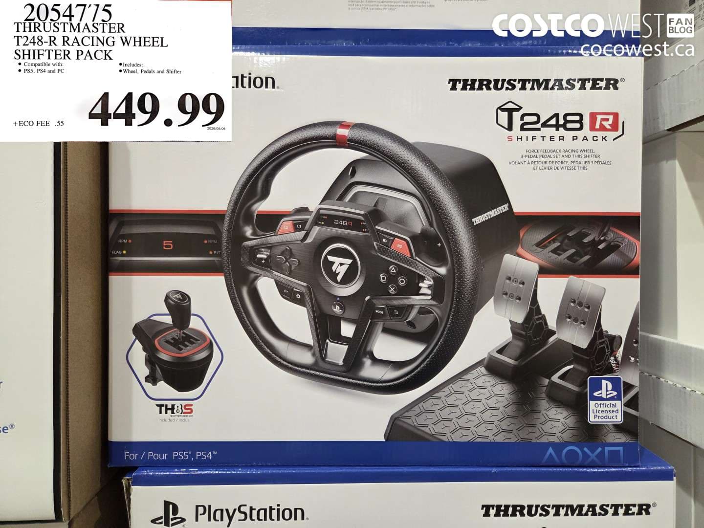 THRUSTMASTER T248-R RACING WHEEL SHIFTER PACK