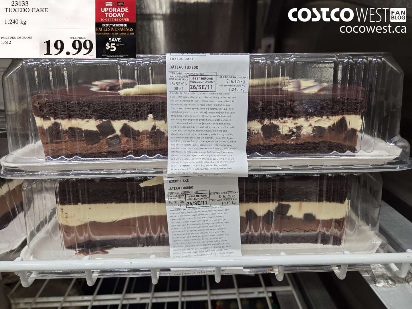 tuxedo cake 1240 kg