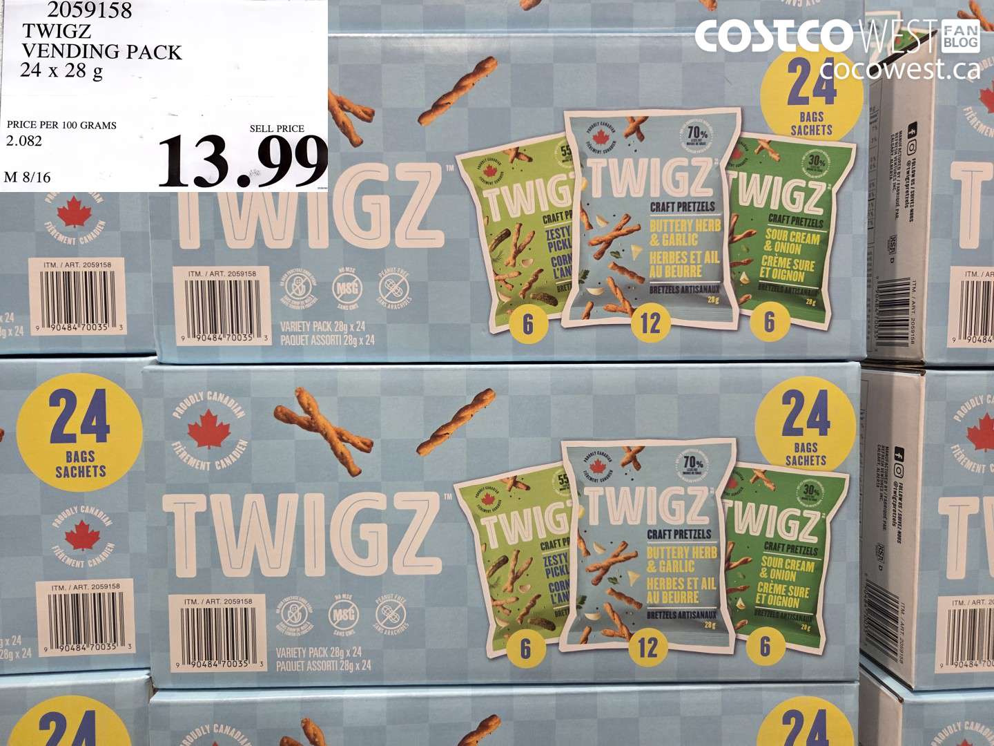 twigz vending pack 24 x 28 g