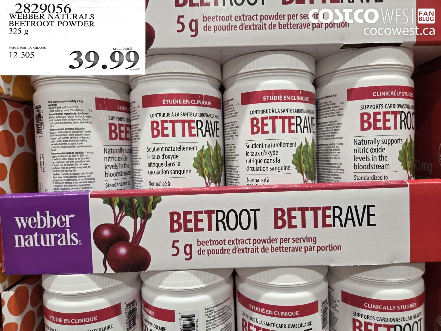 webber naturals beetroot powder 325 g
