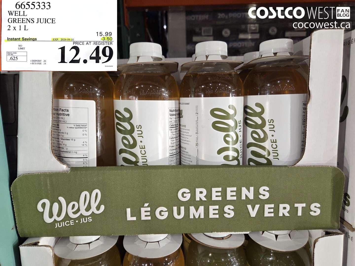 well greens juice 2 x 1 l