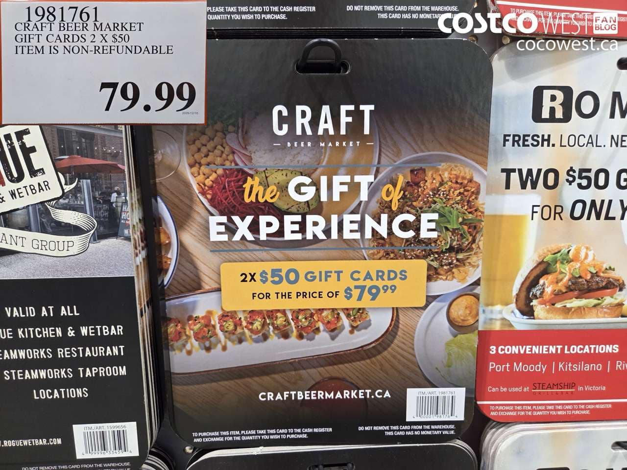 craft beer market gift cards 2 x 50 item is nonrefundable
