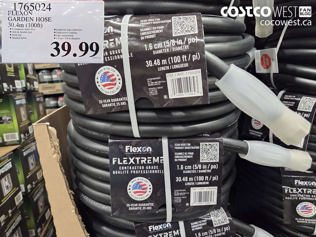 flexon garden hose 304m 100ft
