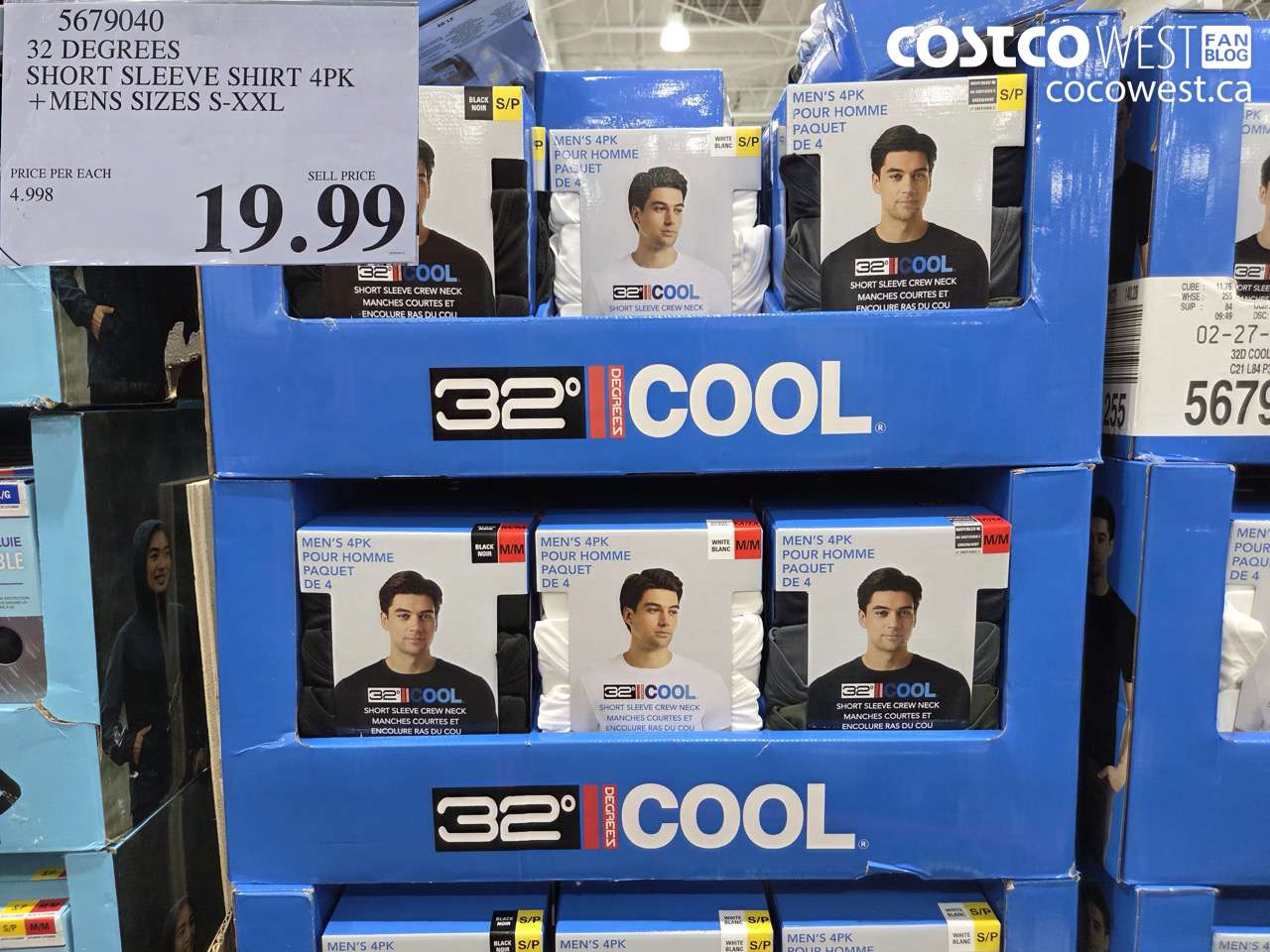 32 degrees short sleeve shirt 4pk mens sizes sxxl