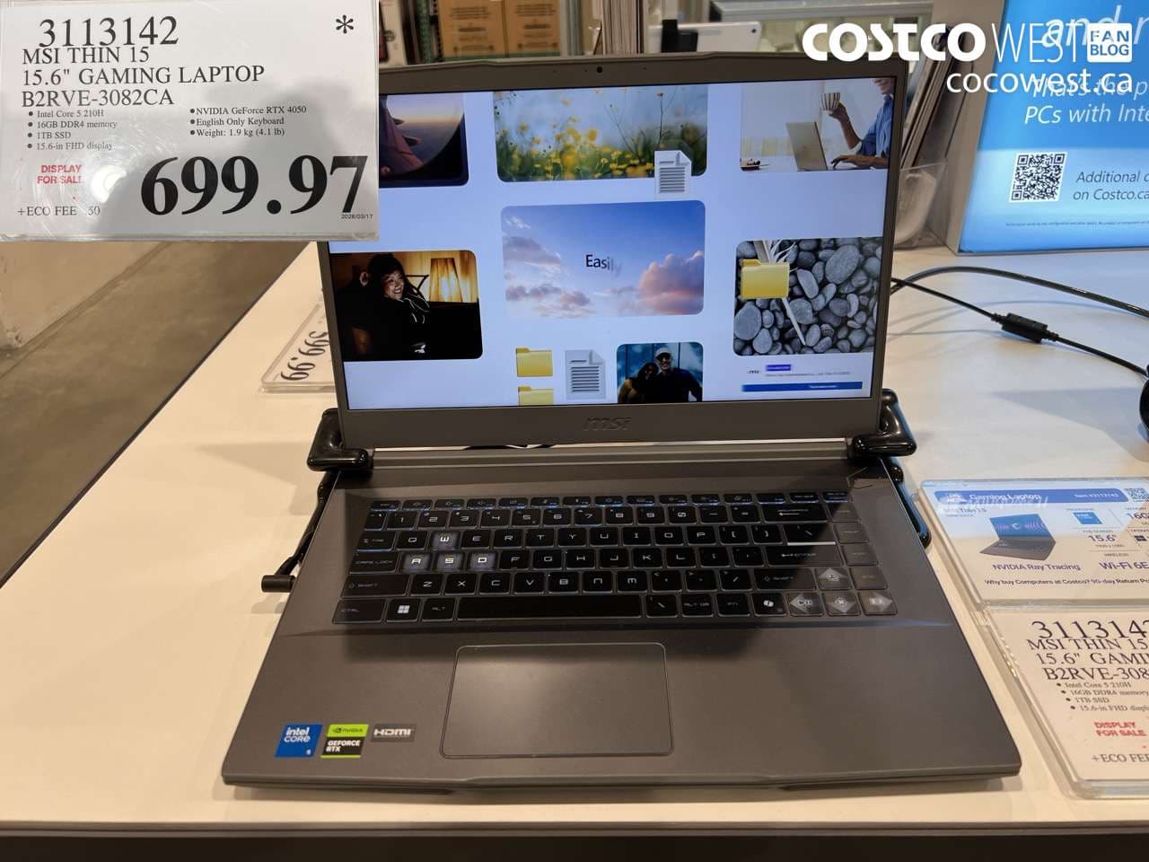 msi thin 15 156 inch gaming laptop b2rv e3082ca