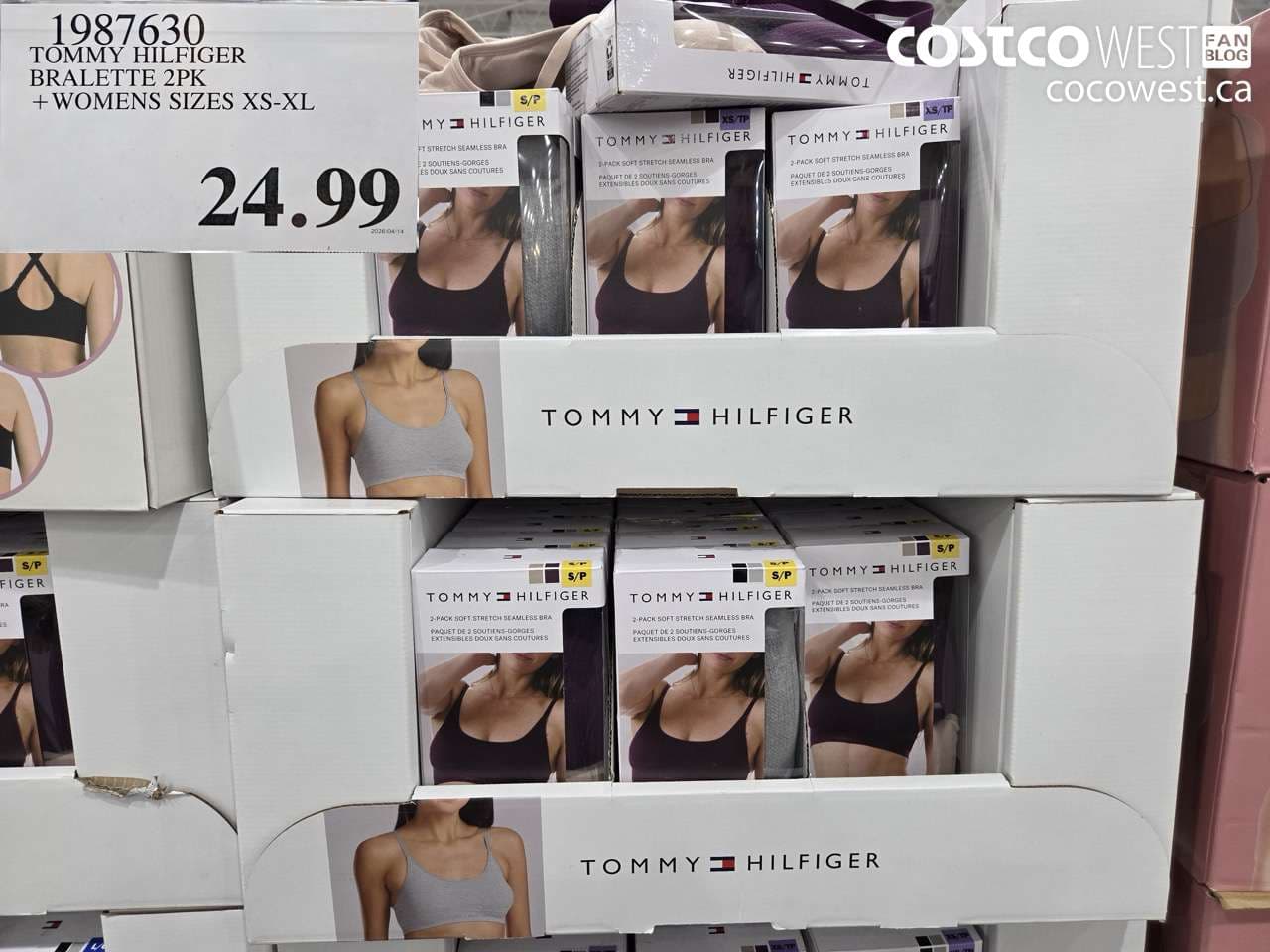 tommy hilfiger bralette 2pk womens sizes xsxl