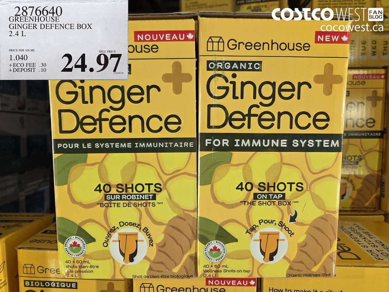greenhouse ginger defence box 24 l
