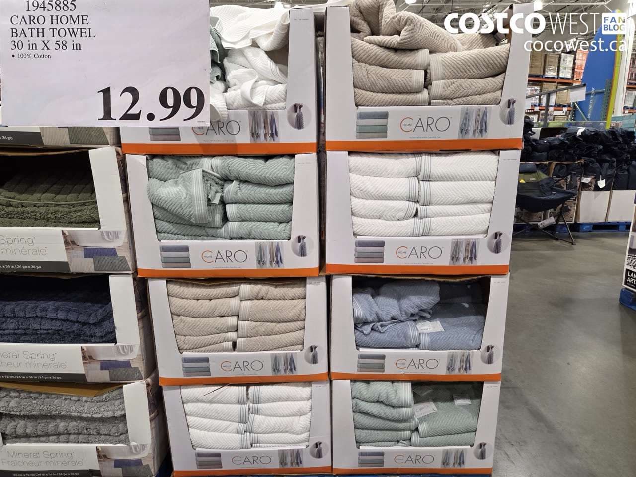 caro home bath towel 30 in x 58 in