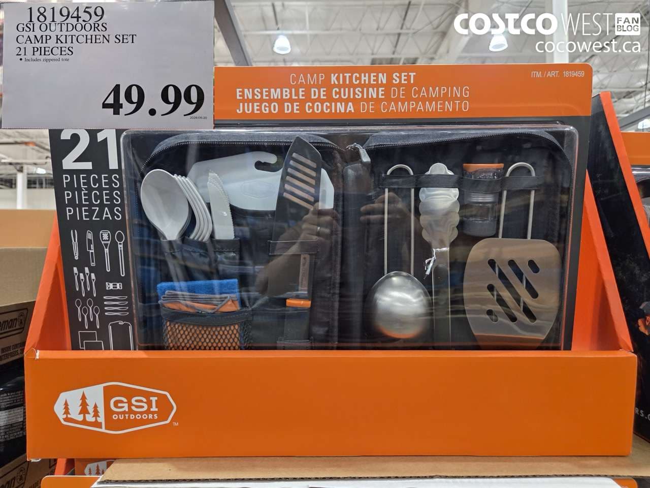 gsi outdoors camp kitchen set 21 pieces